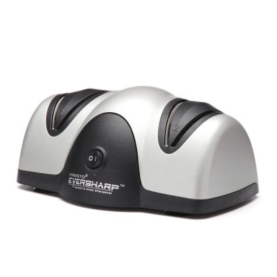 Afilador de Cuchillos Eléctrico EverSharp Color Plateado con Negro