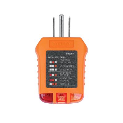 Probador de Tomacorrientes con Luz Indicadora 127 V