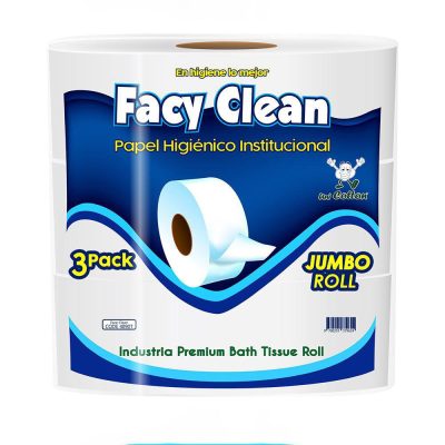 Papel Higiénico Institucional Rollo Jumbo 3 Unidades